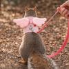 Adjustable Ferret Traction Harness Cartoon Pet Traction Rope Guinea Pig Chest Strap  Pet Supplies