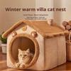 Foldable Washable Pet House for Small Dogs and Cats Removable Soft Cave Sofa Bed Extra Small Puppy Puppy Cave Indoor Outdoor Use