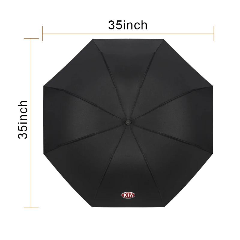 2026 Hot Car Sticker Windproof Car Fully Automatic Folding Umbrella Sunshade Car Accessories For Kia Rio Sportage R K3 K4 K5 Cee