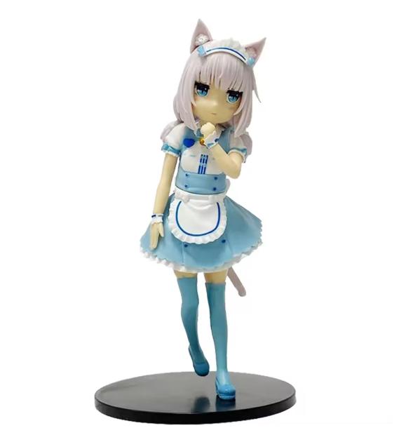 Νέα Φιγούρα Anime Nekopara 18cm Chocola Και Vanilla Χαριτωμένη Βάση Μοντέλο Κινουμένων Σχεδίων Παιχνίδια Δώρα Συλλογή Διακοσμητικά Στολίδια Pvc