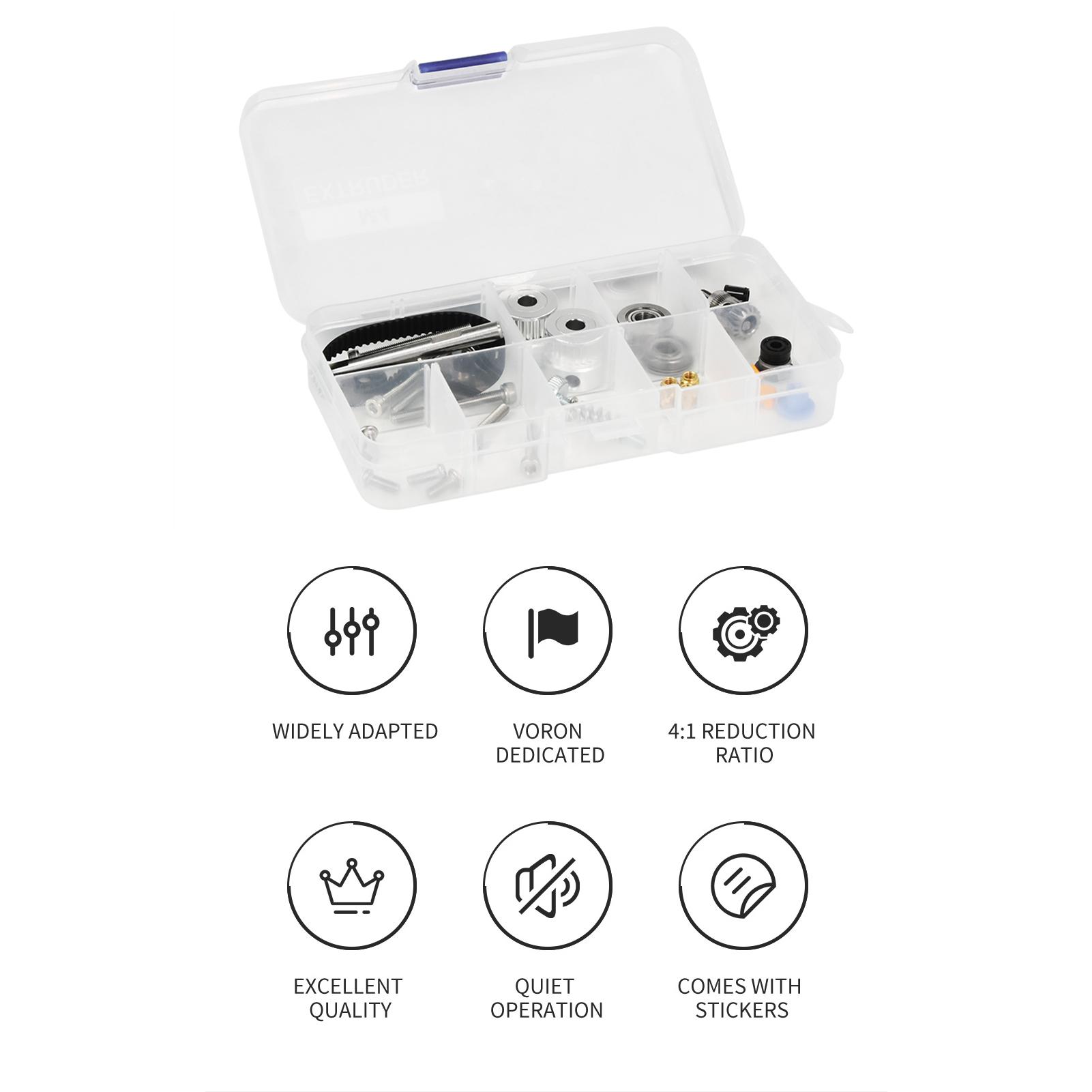 

TWO TREES VORON M4 Экструдер Двойной Комплект Замена Полный Комплект Детали для 3D-печати Детали для 3D-печати Не Собраны Совместимы с