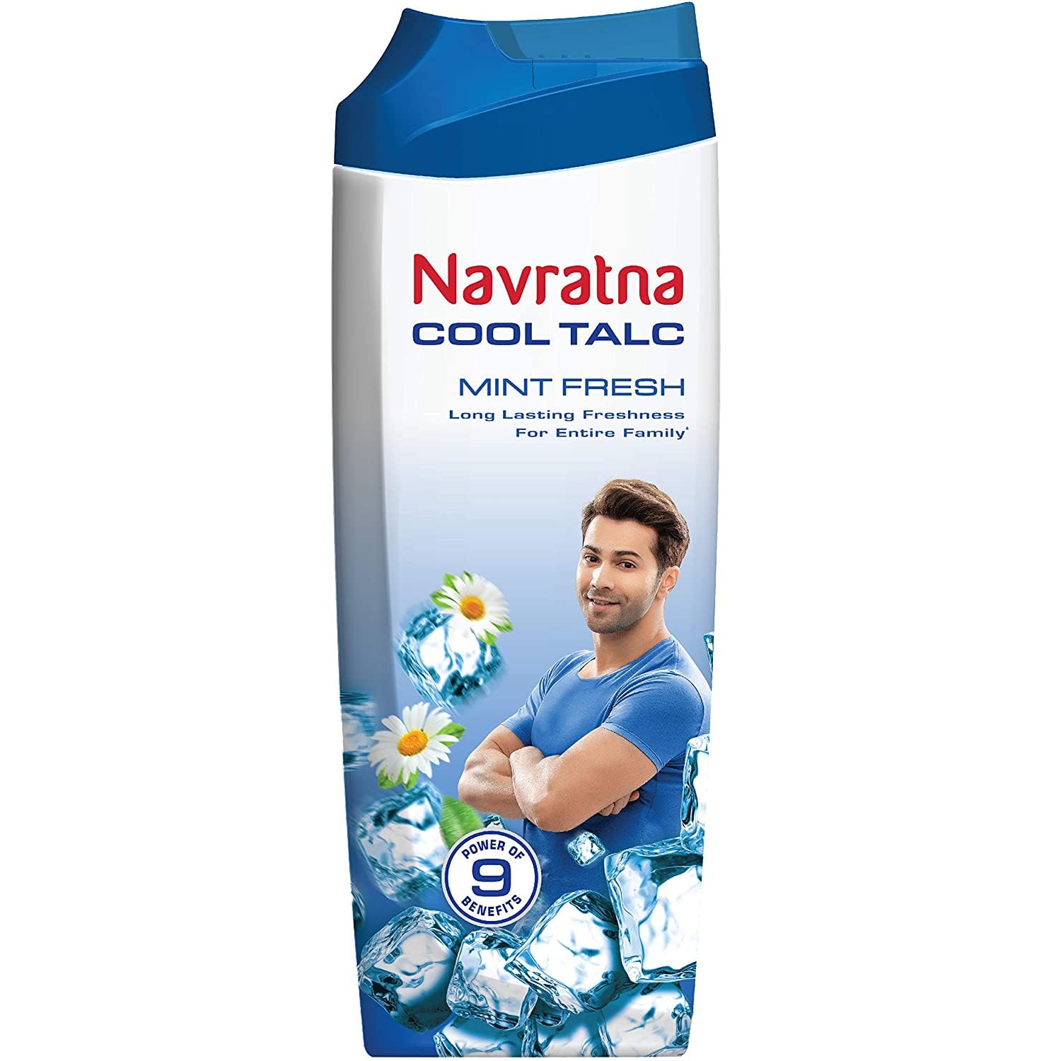 Navratna Cool Mint Fresh Talc Powder 400 g For Body Odour Protection Long Lasting Summer Cooling Fragrance Pack Of 1