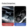 2pcs Leather Anti-Slip Mat Suede Car Coaster Water Cup Holder For Citroen Jumper Celysee Cactus Picasso Aircross Saxo Grand akh256