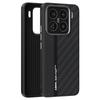 For Xiaomi 15 Pro Case PC+TPU+Aluminum Alloy+PU Leather Phone Cover Compatible with MagSafe