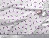 Soimoi Rayon Fabric Dot & Weapon Print Fabric by the Yard 42 Inch Wide