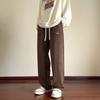Corduroy Sweatpants Autumn and Winter New Hong Kong Style Loose Straight Casual Pants Men's Tooling Sweatpants One Piece Shop