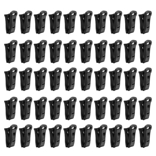 FRGMNT 50-Piece Multi-Purpose Sock Clips for Washing Machines and Dryers