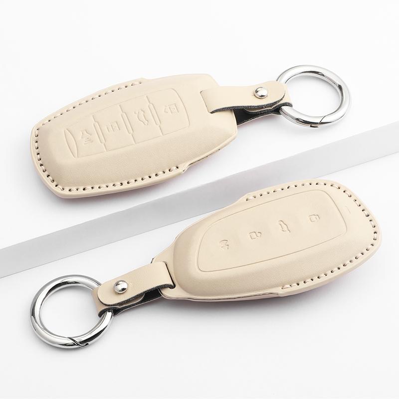 Interior Mouldings Leather Case Cover Car Key Protector Shell Fob Accessories For Haval Jolion F7 H9 H6 H2 F7X F7H H8 H3 H4 H1 H