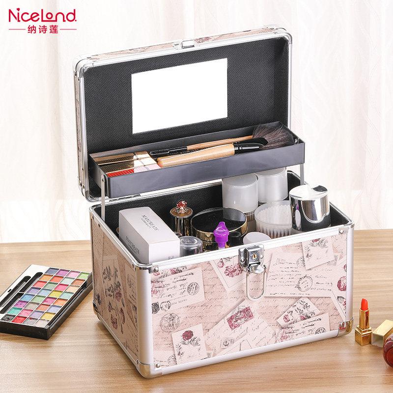 Cosmetic Case Large Capacity Skincare Cosmetics Organizer Portable Portable Multifunctional Waterproof Cosmetic Case