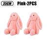 35cm Stuffed Long Ear Rabbit Soft Plush Toy Cute Bunny Cartoon Animal Sleeping Doll Kids Baby Soothing Doll Birthday Easter Gift