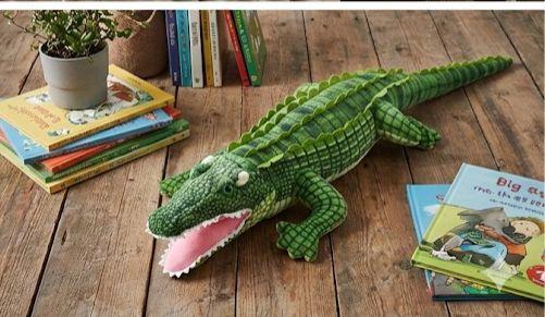 Duży Pluszowy Krokodyl Zielony 100Cm - Maskotka Aligator Przytulanka Xxl