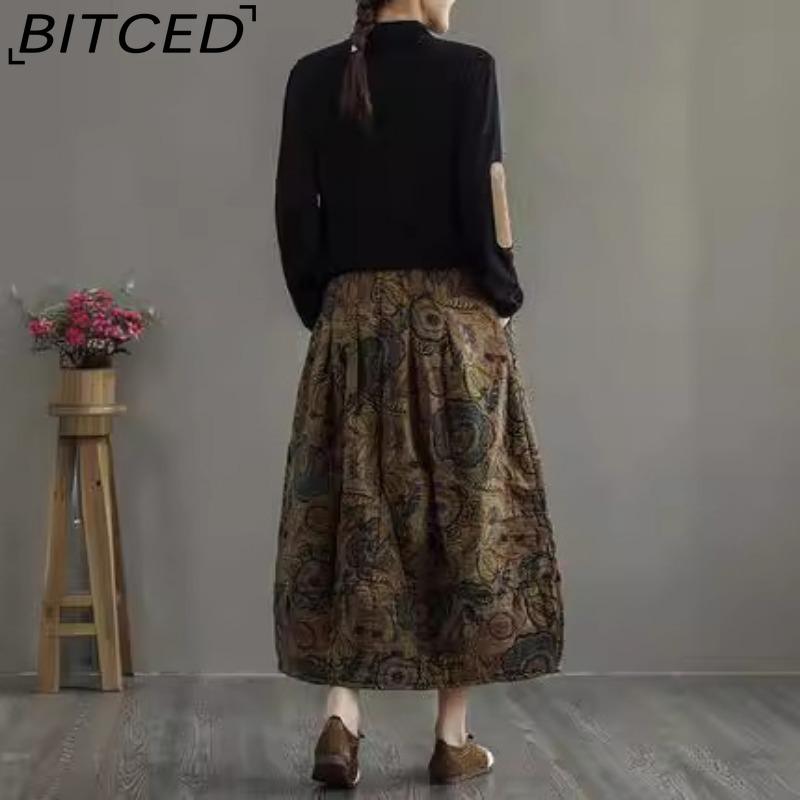 BITCED Damenmode Lässig Sommer Frühling Rock