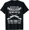 NEW LIMITED Mess With My Family And From A Place You Will Not See T-Shirt