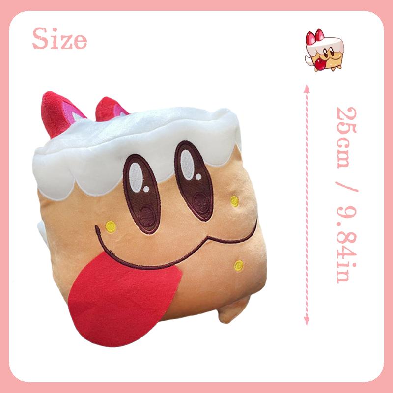 Cookie Run Kingdom Erdbeerkuchen Hund Plüschtier Weiches Kuscheltier Niedlicher Hund Kinder Schlafkissen Weihnachten Kinder Geburtstagsgeschenk 25cm