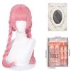 Anime Suzuki Miyu Cosplay Wig 70cm Long Braided Pink Wig Heat Resistant Synthetic Wigs for Halloween Party Costume Anime Wig