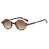 Half-frame round rice nail sunglasses, new trendy sunshades, sunglasses, UV-proof sunglasses