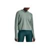Under Armour Solid Color Thumb Hole Design Hooded Slim Fit Sports Long Sleeve T-Shirt Women tops Green 1375076-781