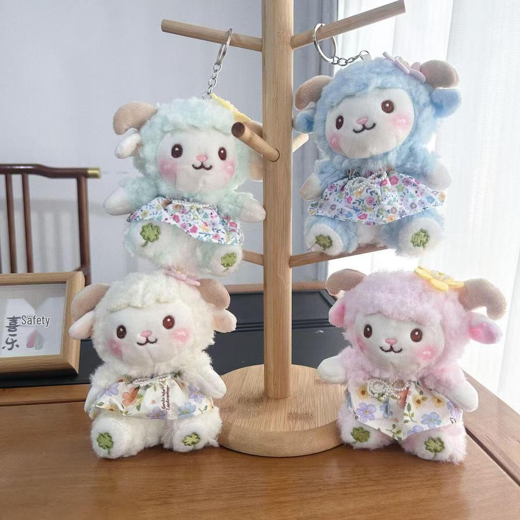Mini Plush Toy Claw Machine Keychain Charms