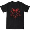 Him Band Ville Valo Heartagram Love Metal T-Shirt Summer Streetwear T-Shirts Trending Tshirt for Women Short-Sleeved Tees