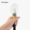 Transparent Ball Glass Golden Green Alloy Fairy Wands for Girls Princess Walking Stick Wand Cosplay Wedding Birthday Party 92cm