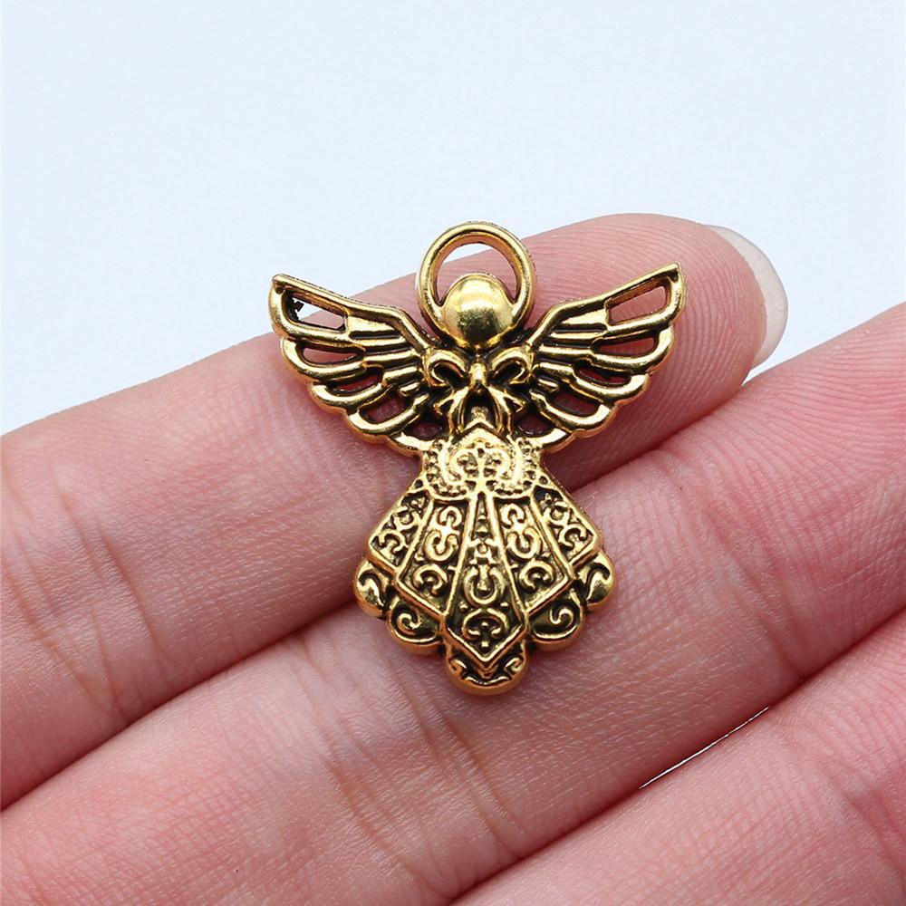 Angel Charms Pendant Female Jewellery Massive Ethnic Findings & Components