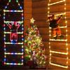 1/2/3m Santa Claus Climbing Ladder Light Christmas Decorations Waterproof Light for Indoor Outdoor Christmas Decor Navidad
