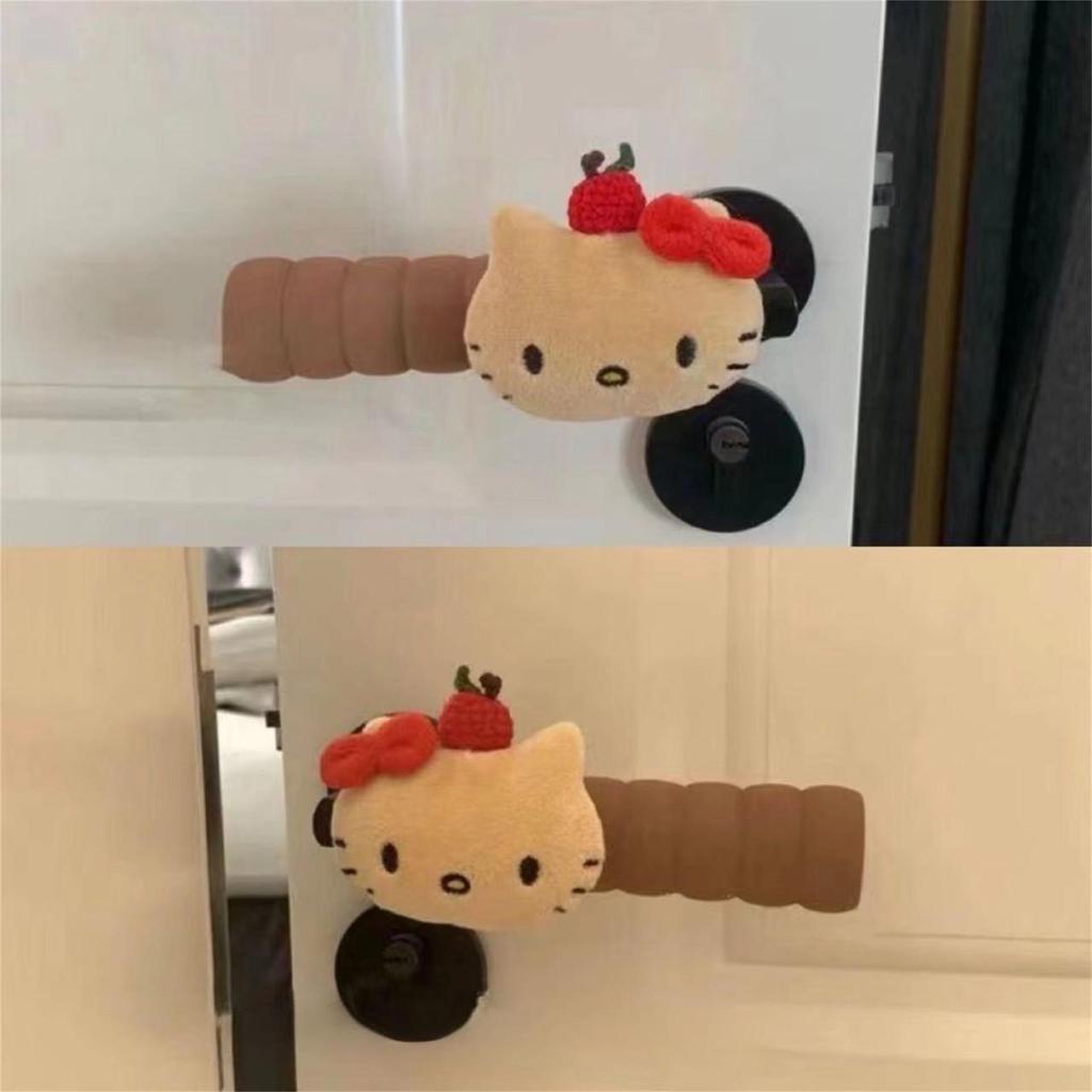 Cartoon Cat Anti-static, Anti-collision Door Handle Protector for Living Room