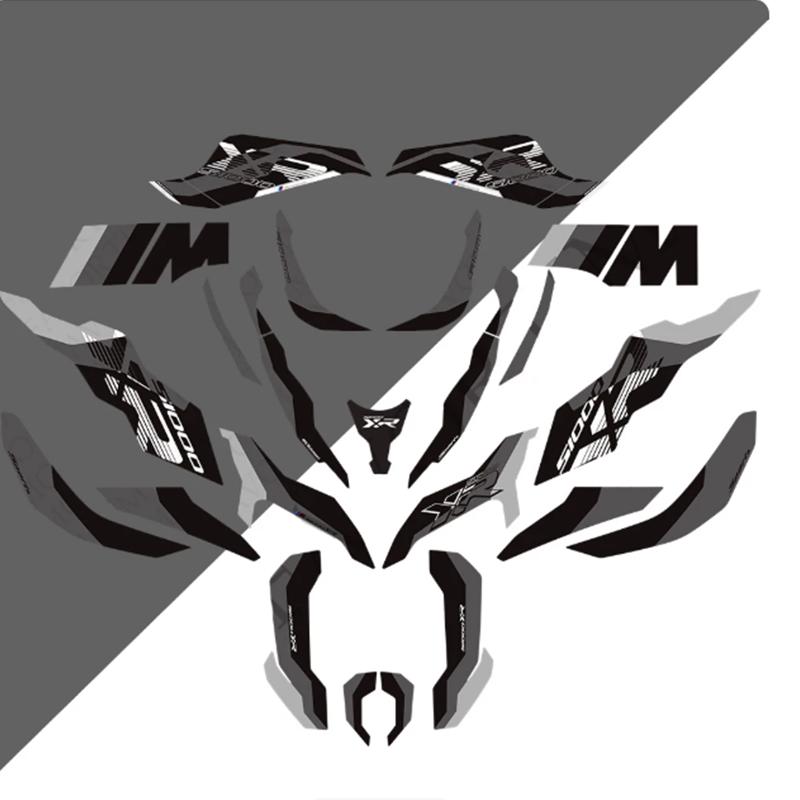 Motorcycle Full Body Stickers Fit BMW S1000XR 2020-2024 Waterproof Vinyl Decals Custom Fairing Graphics Modification Protective Sticker Kit