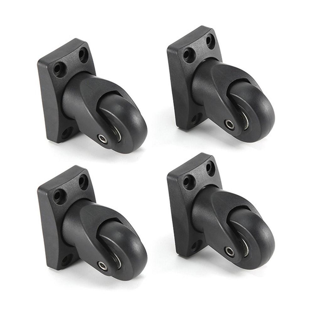 Black Luggage Universal Wheel Caster Plastic Trolley Suitcase Universal Wheel Repair Wear-resistant Trolley Bag Universal Wheel