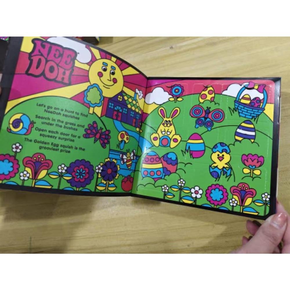 New Nee-doh Golden Egg Treasure Hunt Blind Box Needoh Fidget Toys  Surprises Anti-stress Sensory Squeeze Party Toy Gifts