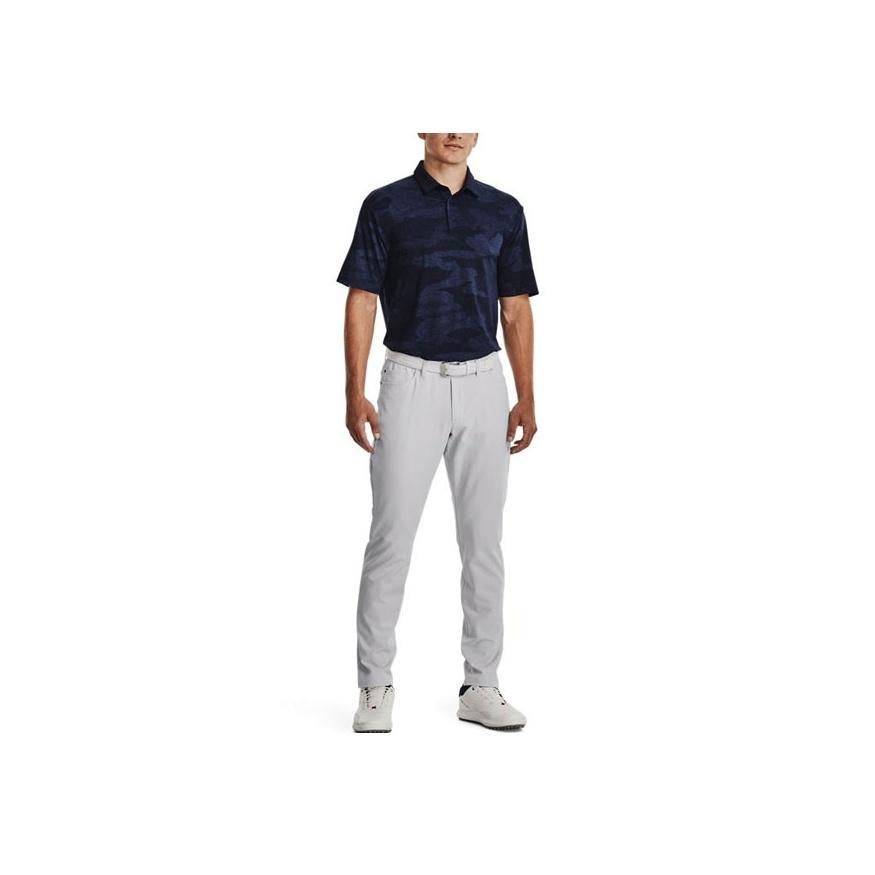 Under Armour Koszulka polo golfowa Playoff 2.0 z żakardowym wzorem Męska Koszulki polo Niebieska 1373694-410