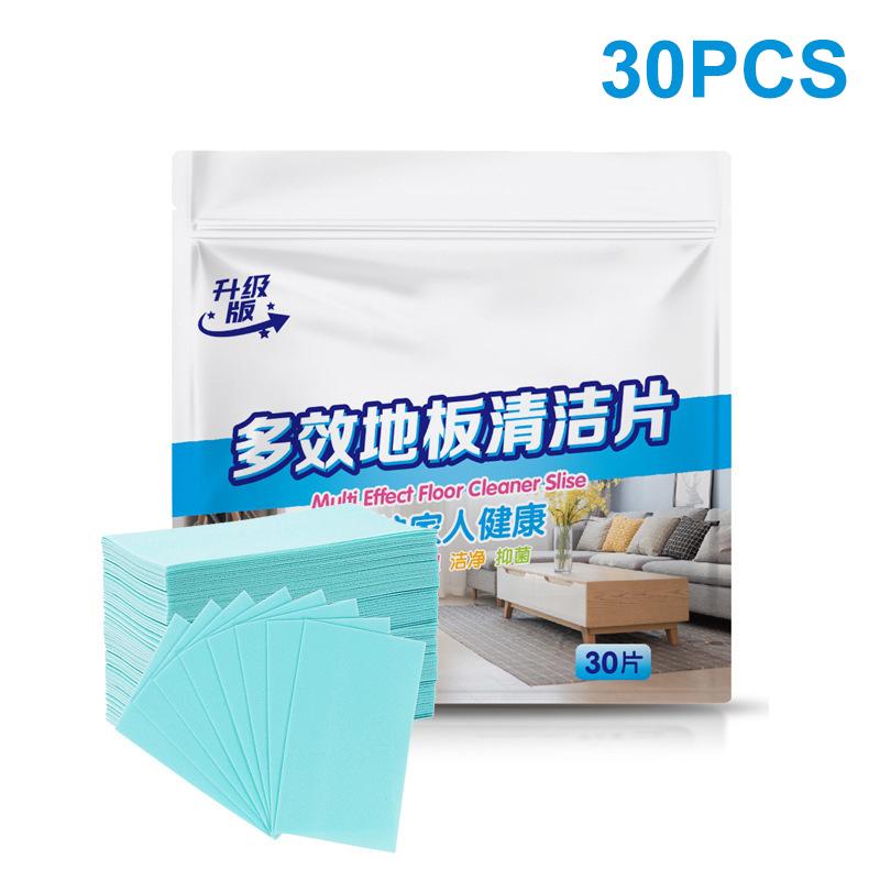 30/100Pcs Floor Cleaner Tablets Water-Soluble Sterilizing Fragrant Bathroom Kitchen Deodorant Dirt Toilet Cleaning Sheet