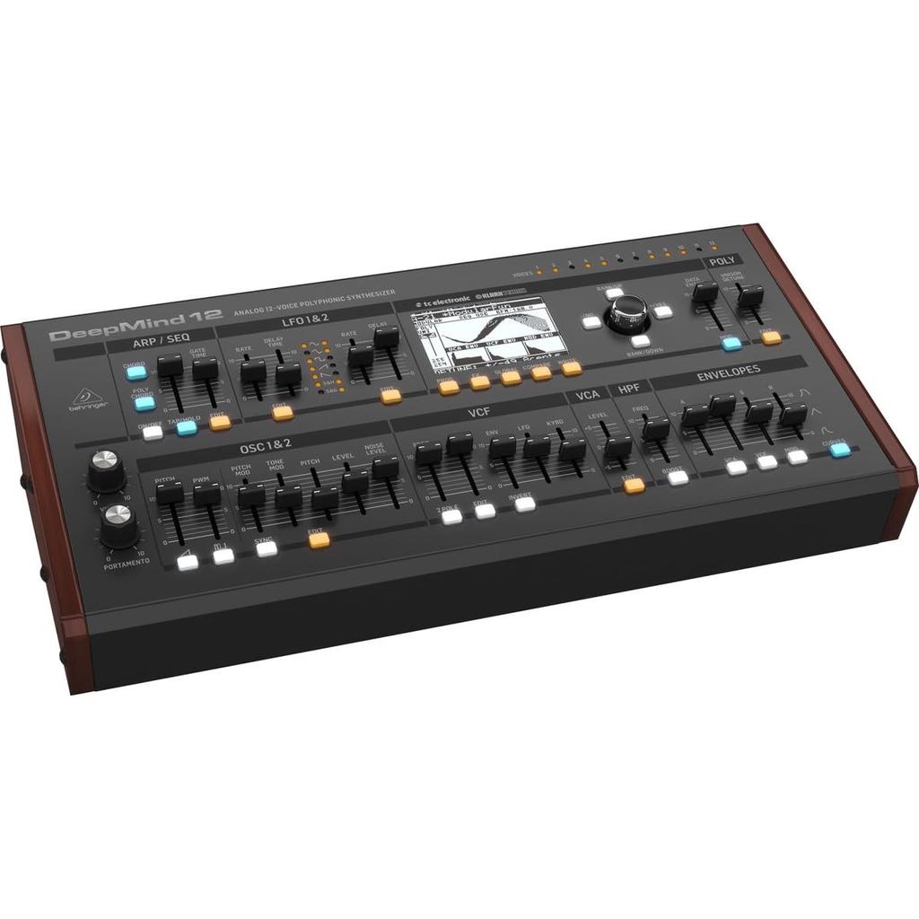 Behringer Analog 12 Voice Polyphonic Desktop Synthesizer DEEPMIND 12D
