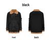 Men's Winter Leather Jacket with Thick Fur Lining - Large Size, Warm Cross-Border Coat