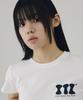 Isjabaibeu Itz Mini Logo Crop T Shirt - White