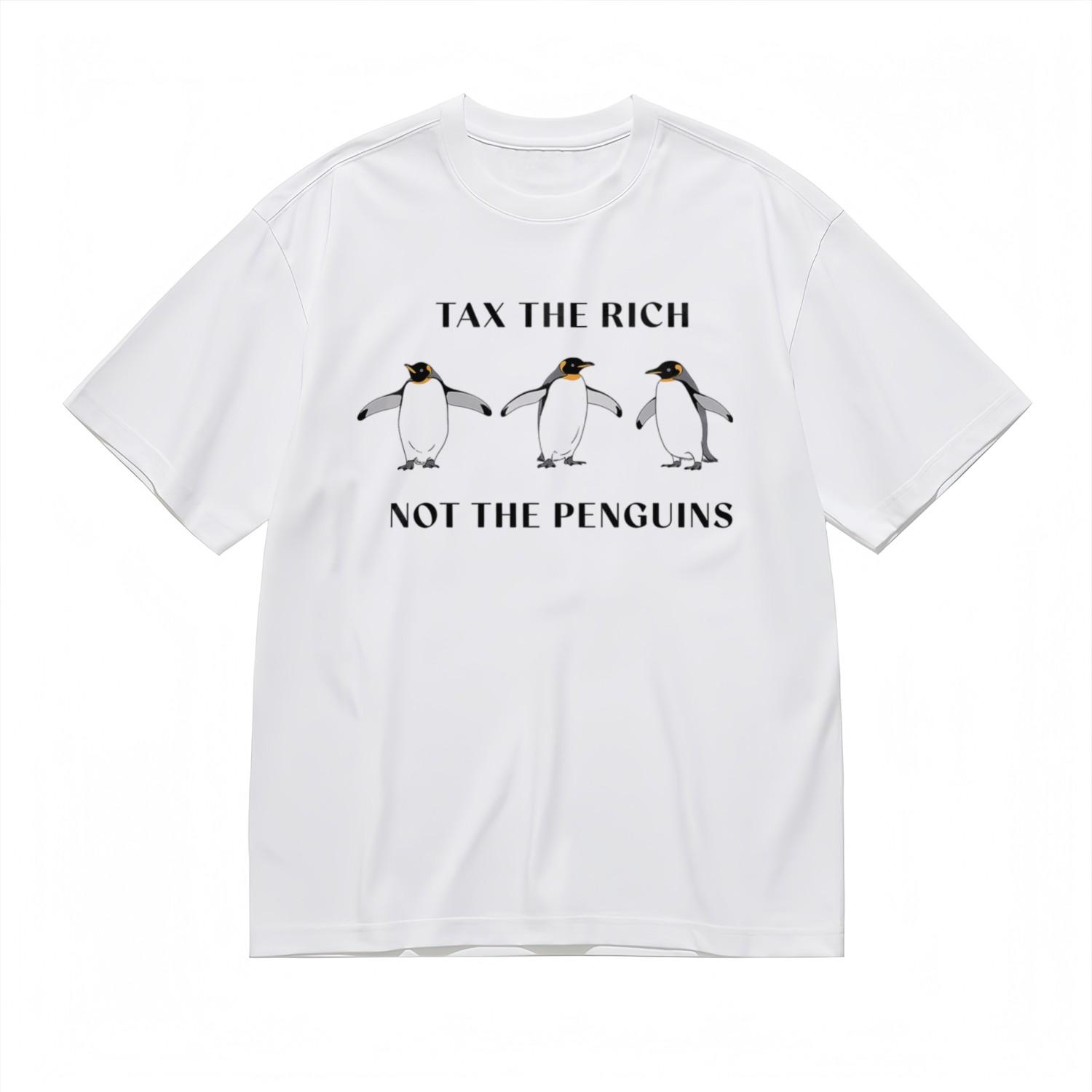 Men s Fashion Slight Stretch Comfy Classic T-Shirt Mens Womens Tees Top Penguin Graphic Design Tee S