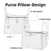 DGAZ Taschenkissen, Taschenformer, Verhindert Formveränderungen der Tasche, Kompatibel mit Lindy mini/19/26/30/34 Taschen (Weiß, Lindy 26)