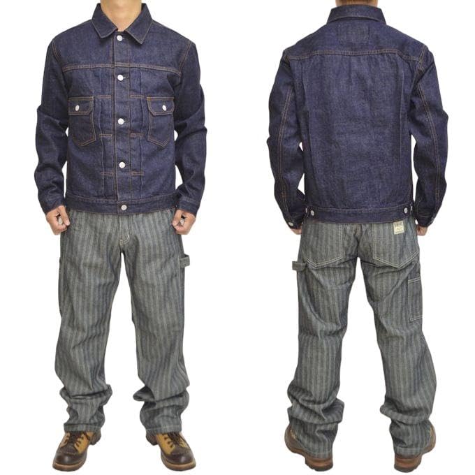 Kojima Jeans 15oz Selvedge Denim 2nd Model RNB-552 Jacket, (Size M)