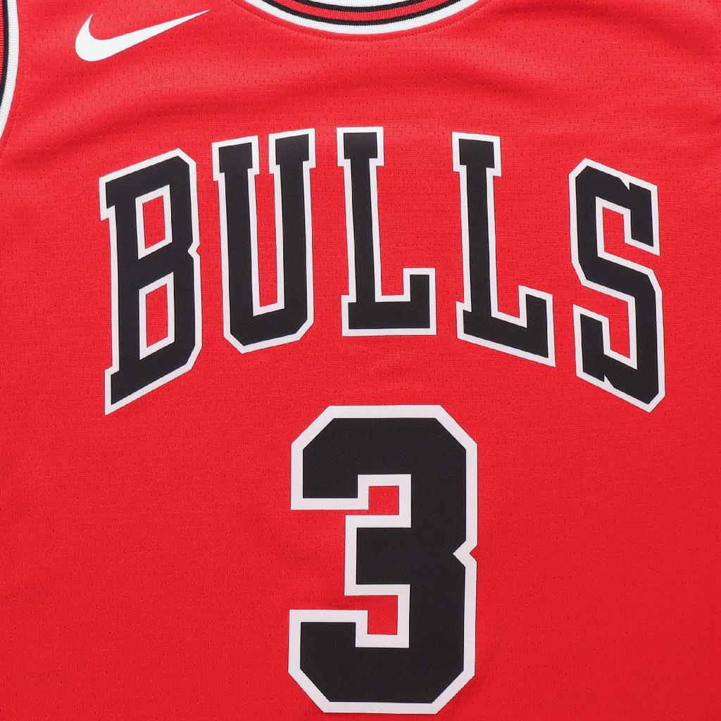 Nike NBA Basketball Jerseys Men's Red Moderate Straight Fit 864465-658