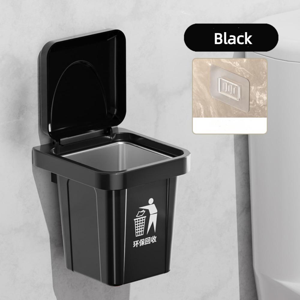 Śmietnik ze stali nierdzewnej do montażu na ścianie Śmietnik w kształcie puszki Nowy wiszący kosz na śmieci