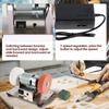 100W Mini Electric Belt Sander Double Grinder Machine 7 Speed Adjustable DIY Polishing Grinding Table Grinding Low Noise