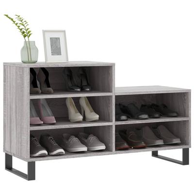 Shoe Rack Grey Sonoma 102 X 36 X 60 Cm Engineered Wood