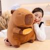 28/35/50cm Cook Capybara Plush Simulation Baker Kapibala Anime Fluffty Toy Cute Bread Doll Stuffed Animals Soft Doll Xmas Gift