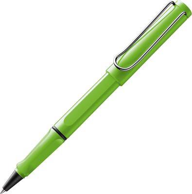 Lamy Safari Green Rollerball Pen Ergonomic Medium Line Width Comfortable for Long Writing Times Made of Durable ASA Plastic Includes Black LAMY M 63
