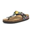 Fashion 18 Color Big Size 35-45  New Beach Cork Flip Flops Slippers Casual Summer Women Beach Slippers Flip Flops