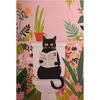 Funny Black Cat Animals On The Toilet Reading Poster Bath Prints Canvas Painting Wall Art Pictures for Toilet WC Home Decor