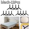 4Pcs Adjustable Bed Sheet and Quilt Holder for Bed Sheet Organizer Mattress Cover Clip for Home Elastic Straps Adjustable Clips
