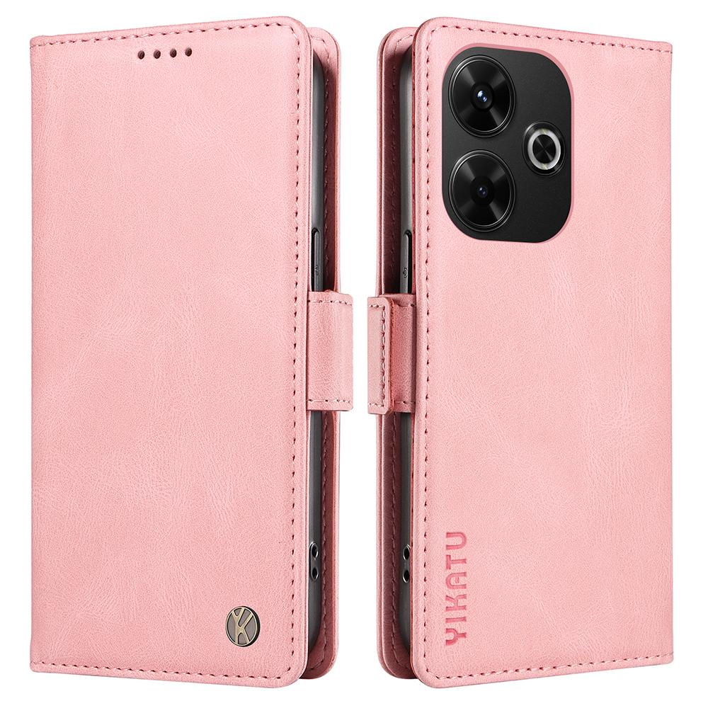 YIKATU YK-005 Für Xiaomi Redmi 13 5G/13 4G Hülle Ständer Brieftasche Handy Lederhülle