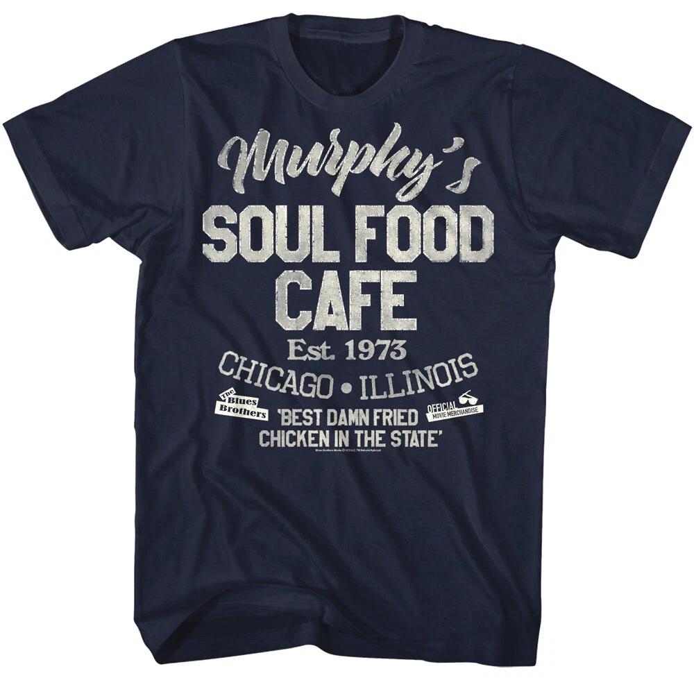 

Blues Brothers Murphy s Soul Food Café Men s T Shirt Fired Chicken Chicago S