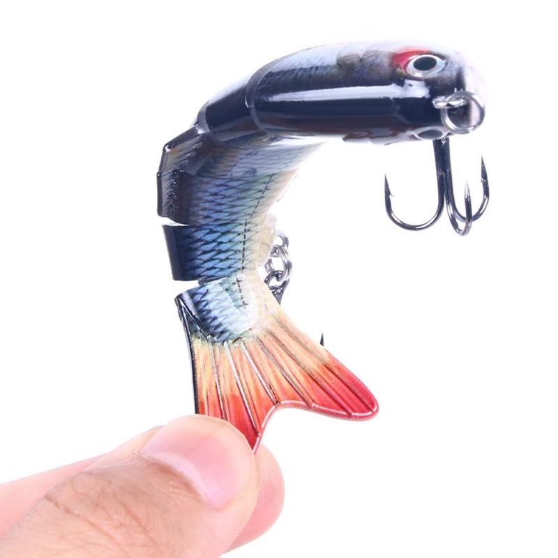 Mehrgelenkige Crankbaits 6 Segmente Hartköder Forellenköder Swimbait Minnow Angelköder Wobbler Angelausrüstung